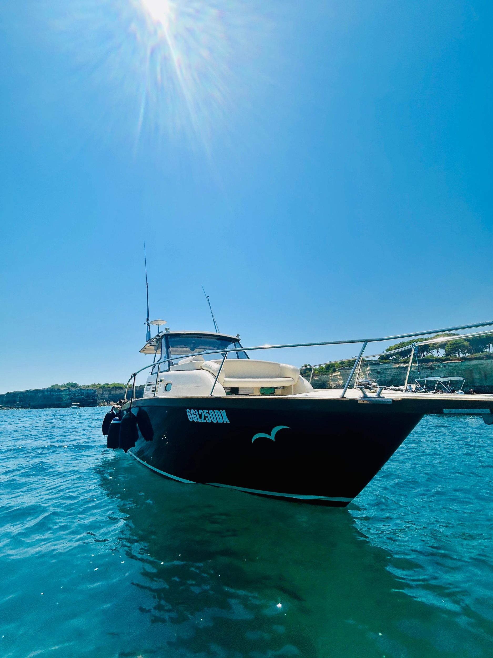 Otranto: private Bootstour mit Aperitif und Badestopps