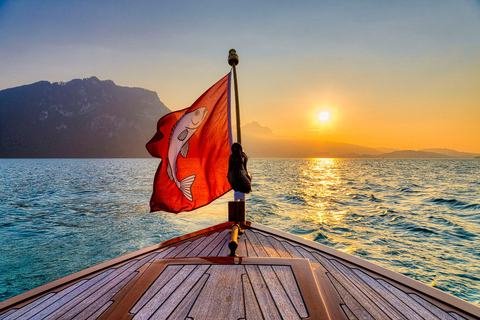 Privéboottocht op het Vierwoudstedenmeer vanuit Luzern