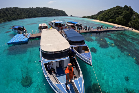 Krabi Aonang: Heldagsutflykt till Koh Rok och Koh Haa