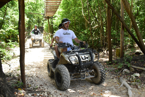 Playa del Carmen: Wycieczka ATV, Zipline i Cenote Adventure Tour