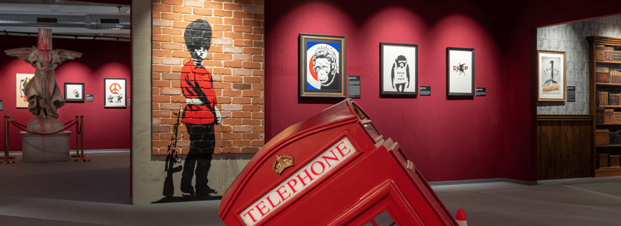 Ingresso de entrada para "Mystery of Banksy – A Genius Mind" em Turku