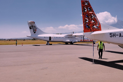 safari privato di lusso di 2 giorni in aereo da e per zanzibar