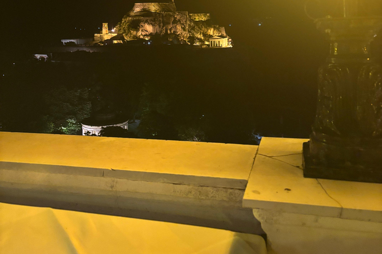 Corfu: Night Walking Tour with Rooftop Drink