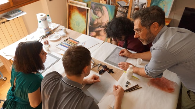 Florence: Painting experience, create your Florentine Lily!