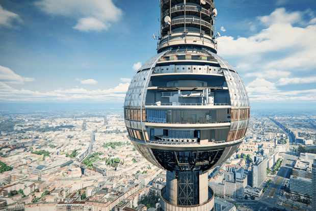 Berlin: TV Tower Entrance and VR Experience Tickets