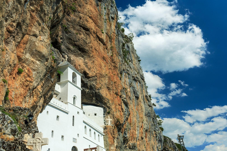 From Budva: Day Trip to Ostrog Monastery Group Tour from Sveti Stefan