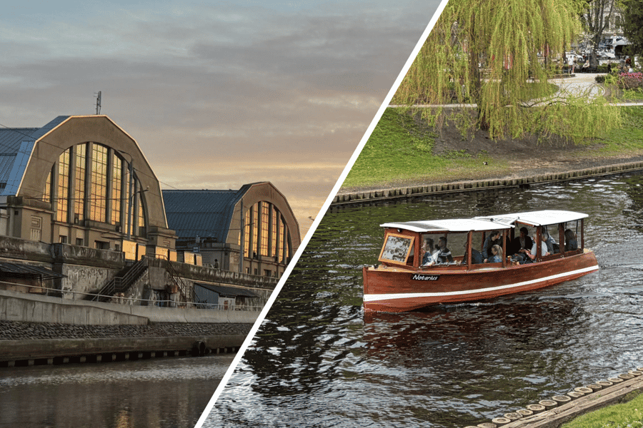 Riga-Bootstour mit Guide vor Ort & Lebensmittelverkostung auf dem Zentralmarkt. Foto: GetYourGuide Riga-Bootstour mit Guide vor Ort & Lebensmittelverkostung auf dem Zentralmarkt. Foto: GetYourGuide