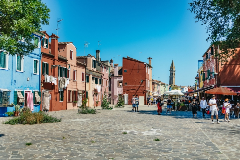 Boottocht: een glimp van Murano, Torcello en BuranoBoottocht in het Frans - vertrek van het treinstation