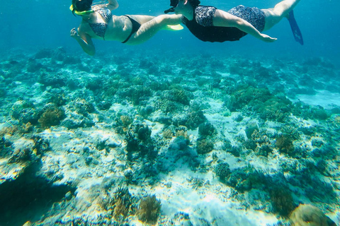 Gili Trawangan : excursion à vélo avec plongée en apnée et point de vueGili Trawangan : circuit à vélo avec plongée avec tuba et point de vue