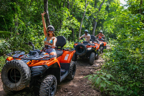 Cancun: ATV Jungle Adventure, Cenote and Tulum Ruins Tour Tour + Shared ATV