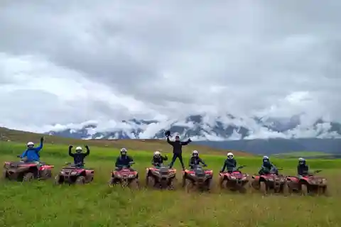 Fra Cusco: ATV-tur til Huaypo-lagunen og saltminerne i Maras.