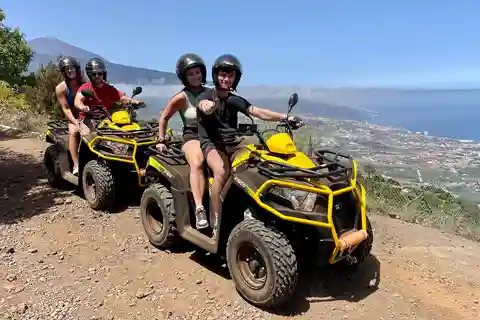 Puerto de la Cruz: Teide or Valley Off-Road Quad Tour