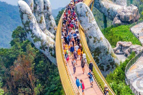 Golden Bridge- BaNa Hills & Marble Mountain By Private Car