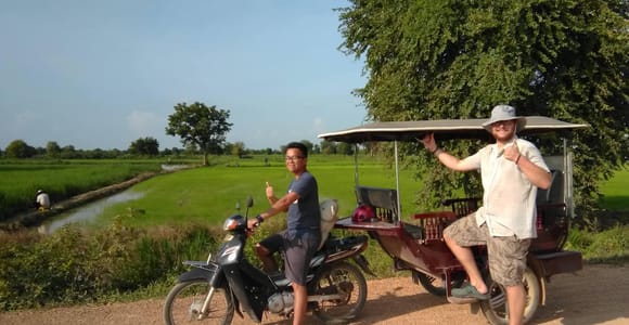 Trusty tuktuk tour/Bambootrain/countryside/killing &bat cave