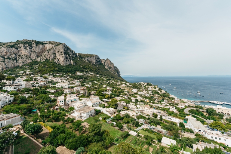 From Sorrento: Coast and Capri Full-Day Trip by Boat Tour with Hotel Pickup and without Swimming Stop