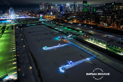 Old Port Montreal: Frosted Evening Dining Under the Stars Montreal: Frosted Evening Dinning In Old Port (WINDOW SEAT)