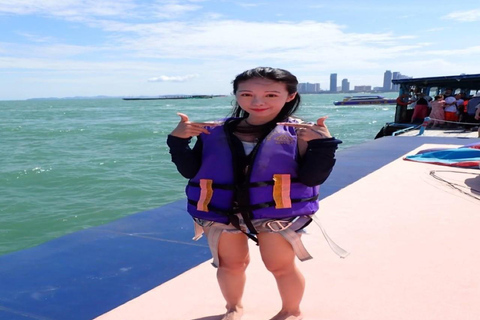 Pattaya: Coral Island - Speed boat - Pranzo - Attività a sceltaPattaya: parasailing + banana boat + snorkeling + pranzo