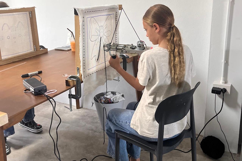 Pattaya: Rug Tufting Workshop at an Art Studio Café