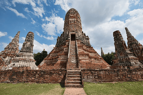 Bangkok: Ayutthaya Tempel und Flussfahrt Tagestour