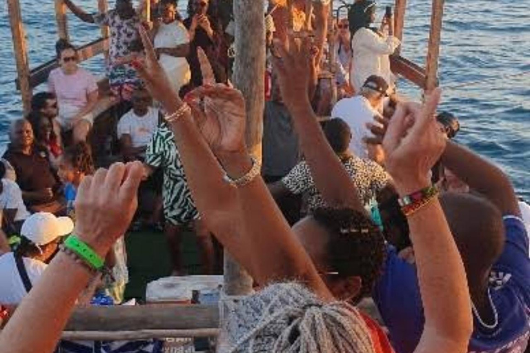 Zanzibar: Mnemba Dolphins Tour and Sunset Dhow Cruise Hotel Transfers within Nungwi and Kendwa