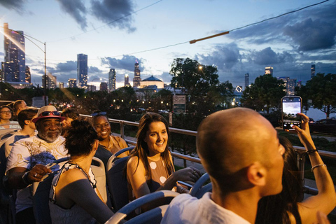 Chicago: Sunset Tour by Open-top Bus with Live Guide Panoramic Sunset Tour