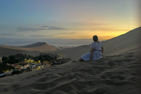 Huacachina: Desert Sunrise + Premium Buggy & Sandboarding