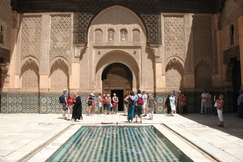 Marrakech: Historical Monuments, Souks & Medina Guided Tour Shared Group Walking Tour in English– From the Meeting Point
