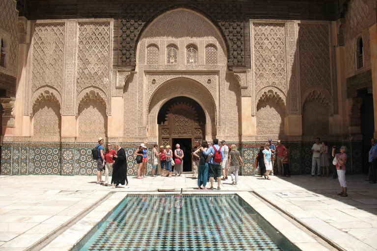 Marrakech: Historical Monuments, Souks & Medina Guided Tour Shared Group Walking Tour in English– From the Meeting Point