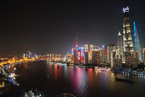 Shanghai Night Tour: Old Town, Local Dinner & Rooftop Bar