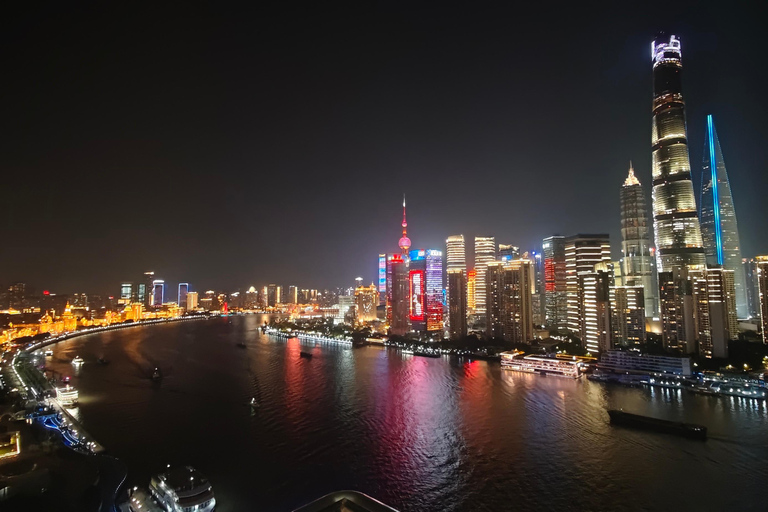 Shanghai Night Tour: Old Town, Local Dinner & Rooftop Bar