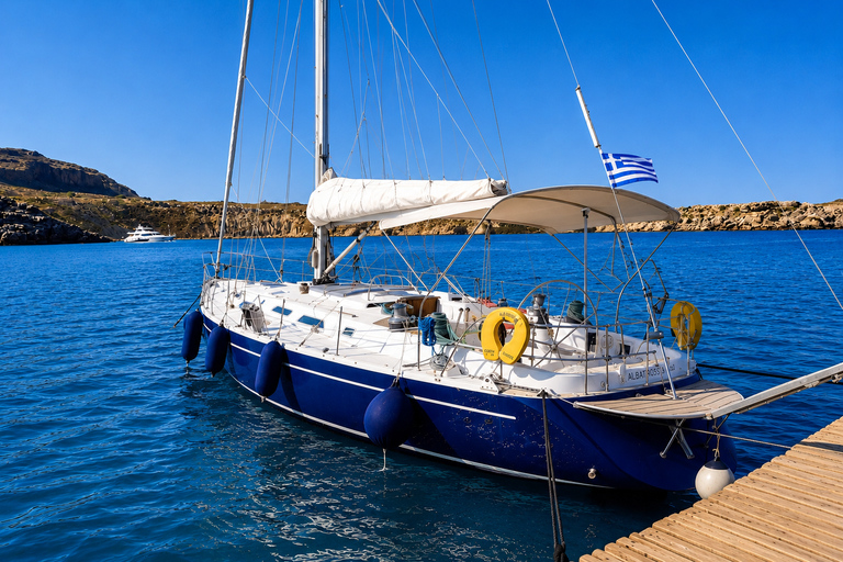 Lindos: Full-Day Sailing Cruise with Lunch & Drinks