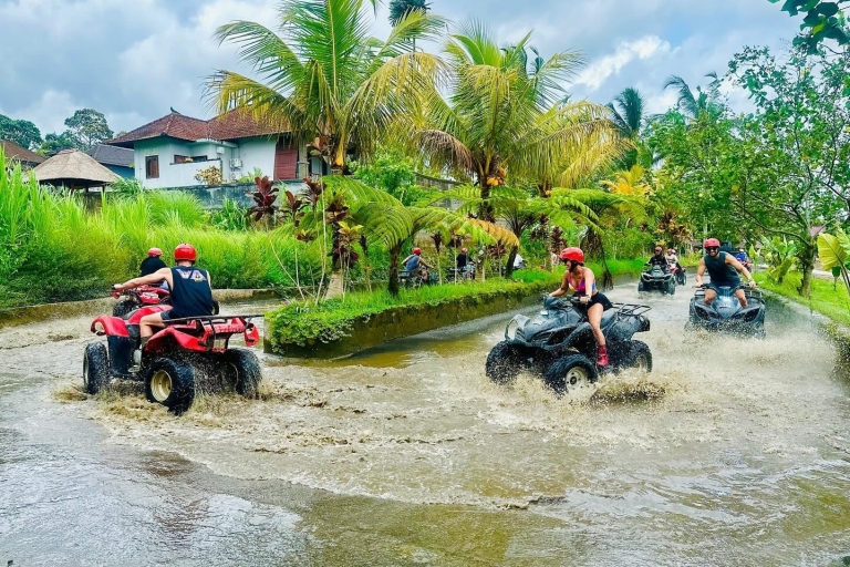 Bali; Excursiones en quad por la jungla, el río, la cascada y el túnel de UbudViaje en Atv en solitario con traslados al Hotel Privete