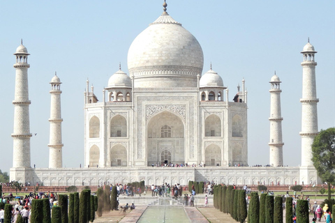 De Delhi : TajMahal et Fort d&#039;Agra avec marché aux fruits d&#039;Agra