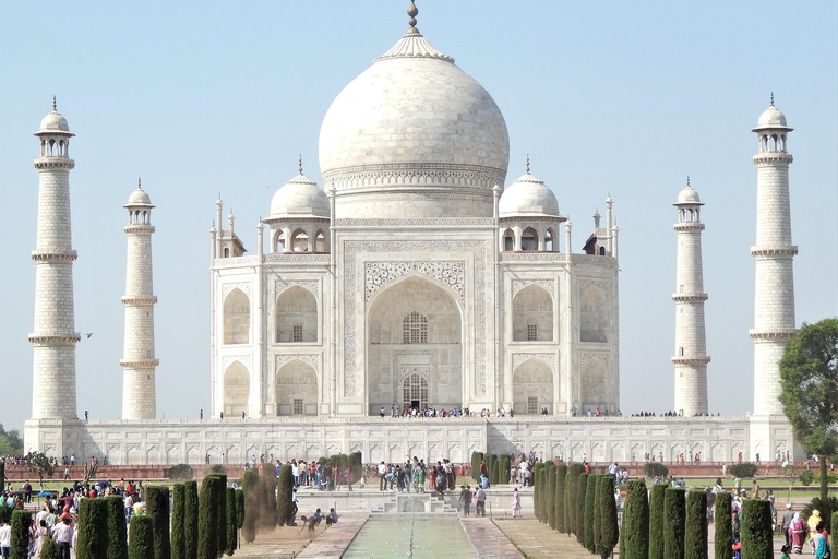 De Delhi : TajMahal et Fort d&#039;Agra avec marché aux fruits d&#039;Agra