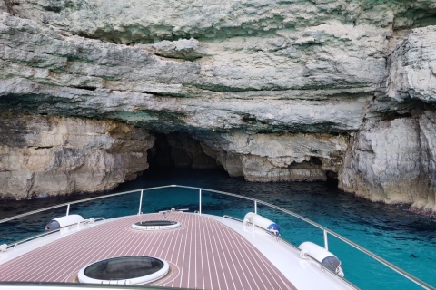 Całodniowy prywatny czarter łodzi na Malcie i Comino
