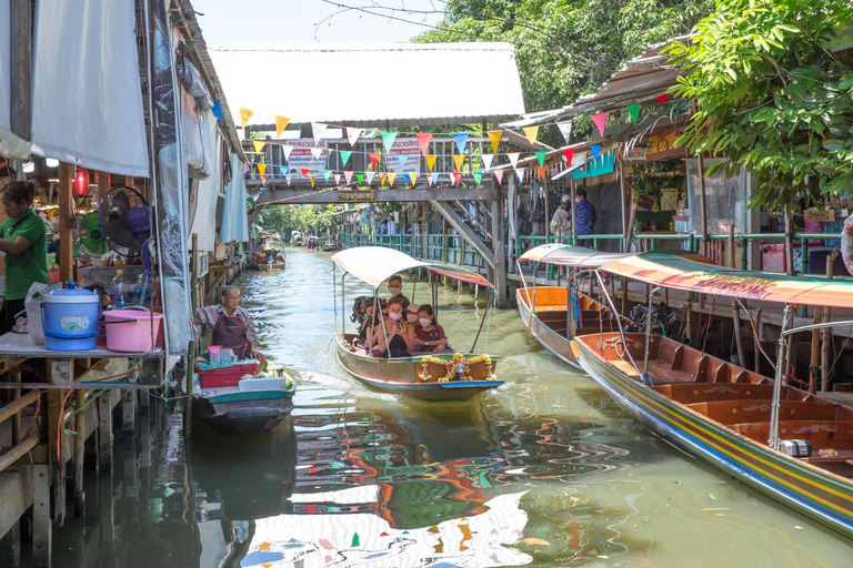 Bangkok: Railway Market, Floating Market & Elephants Tour