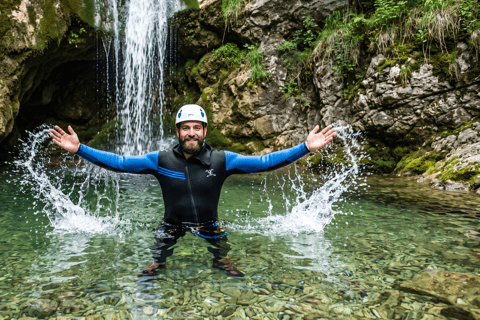 Bled: Canyoning & Kayaking Combo with Free Photos & Videos