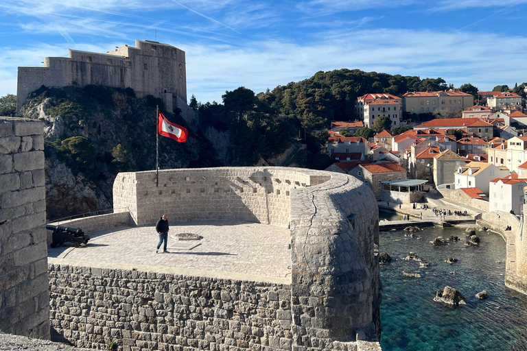 Dubrovnik : Visite complète de la vieille ville avec prise en charge facultative au portVisite partagée en espagnol