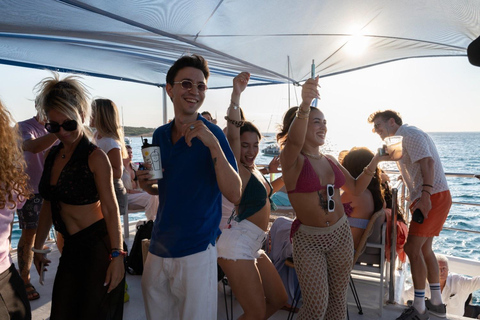 Athens: Riviera Sunset Cruise with Music & Swimming Cruise Without Pickup