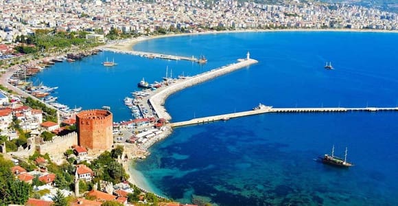 Von Side: Alanya-Tour mit optionaler Seilbahn und Bootsfahrt