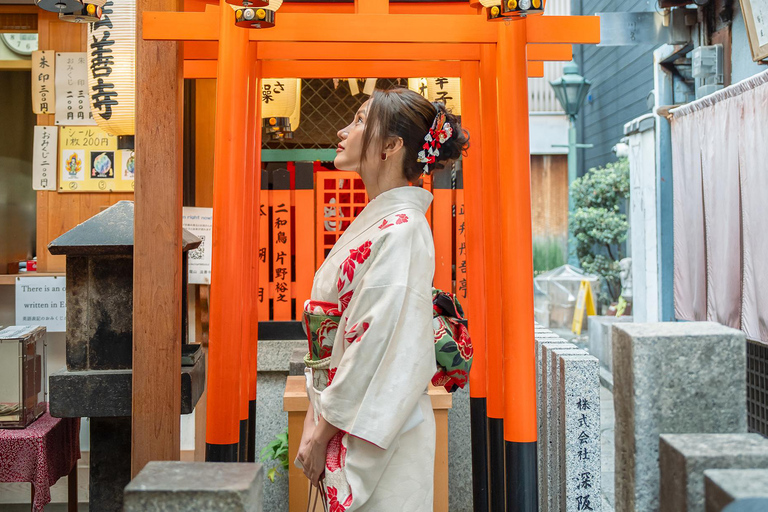 Osaka: Kimono uthyrningsplan för vuxnaKimono hyra 90 minuter plan (för vuxna)