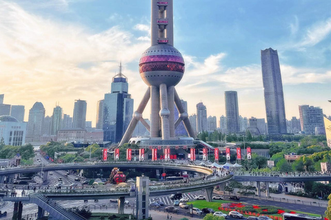 Oriental Pearl Tower Entry Ticket with Skywalk & Photo Guide