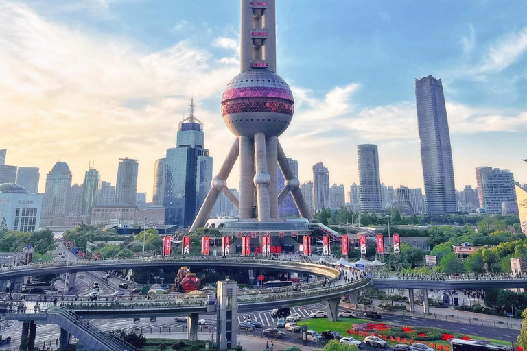 Oriental Pearl Tower Entry Ticket with Skywalk & Photo Guide