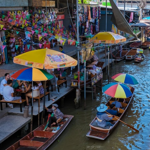 OldMarket Maeklong,Damnoen,Yaowarat,Sampeng,Pahurat,Pakklong