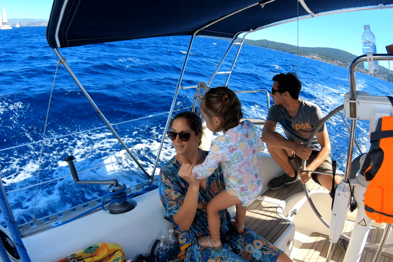 Split: Half Day Sailing Tour with Swim Stop, Snacks and Wine