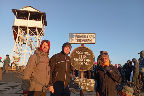 De Pokhara: 1 noite e 2 dias de caminhada em Ghorepani Poon Hill