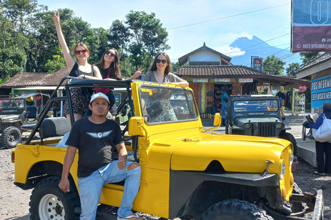 Besök med Jeep Merapi lava tour