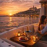 Cagliari: Aperitivo Privato al Tramonto in Barca (Esperienza Esclusiva)