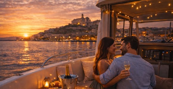 Cagliari: Private Sunset Aperitif by Boat (Exclusive Experience)