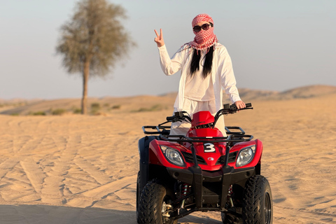 Camel Ride Sand Boarding ATV Bike & Dune Bashing Trip 4-Hour Private Desert Safari